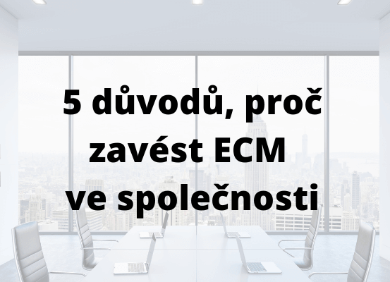 5 důvodů, proč zavést DMS - Document management system, Článek EXON